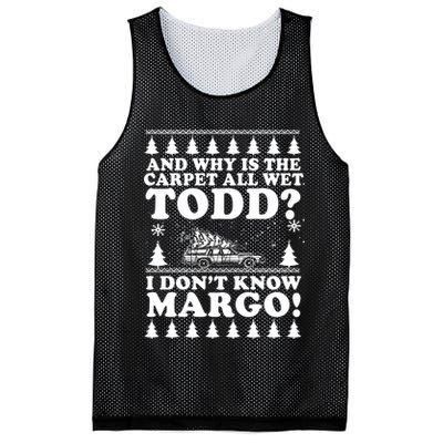 I Dont Know Margo Funny And Why Is The Carpet All Wet Todd Mesh Reversible Basketball Jersey Tank