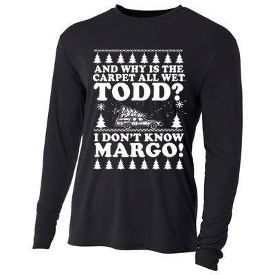 I Dont Know Margo Funny And Why Is The Carpet All Wet Todd Cooling Performance Long Sleeve Crew