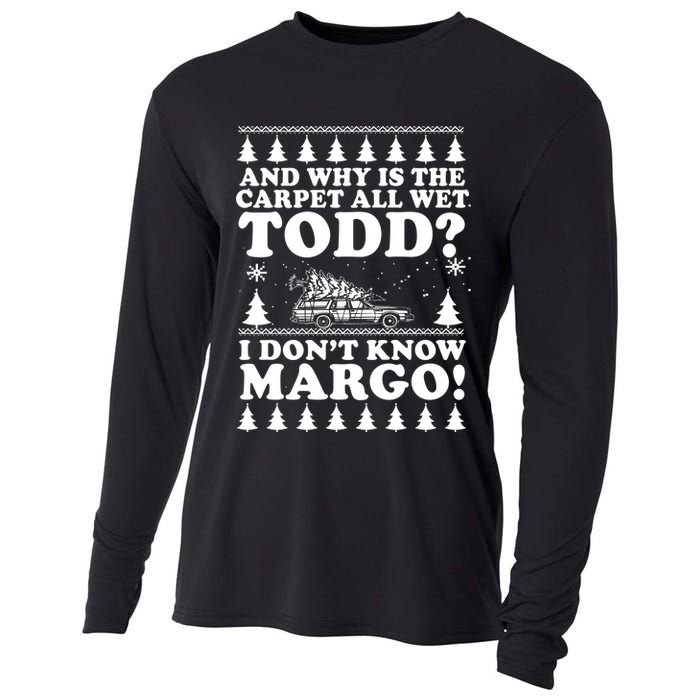 I Dont Know Margo Funny And Why Is The Carpet All Wet Todd Cooling Performance Long Sleeve Crew