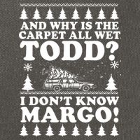 I Dont Know Margo Funny And Why Is The Carpet All Wet Todd Cotton Canvas Backpack