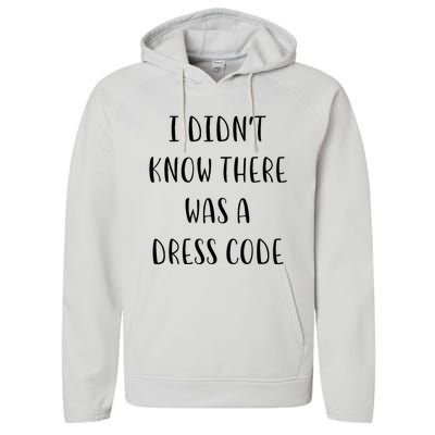 I DidnT Know There Was A Dress Code Funny White Lie Party Performance Fleece Hoodie