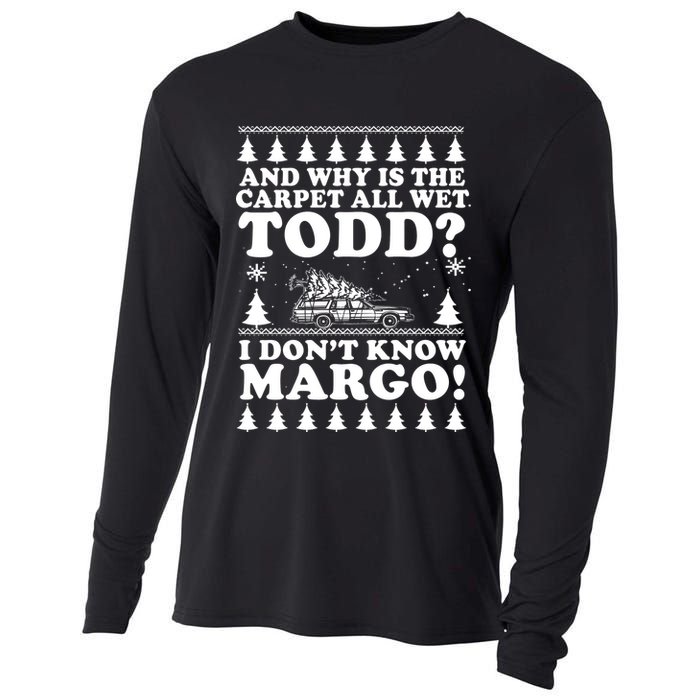 I Dont Know Margo Funny And Why Is The Carpet All Wet Todd Cooling Performance Long Sleeve Crew