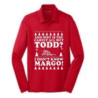 I Dont Know Margo Funny And Why Is The Carpet All Wet Todd Silk Touch Performance Long Sleeve Polo