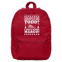 I Dont Know Margo Funny And Why Is The Carpet All Wet Todd 16 in Basic Backpack