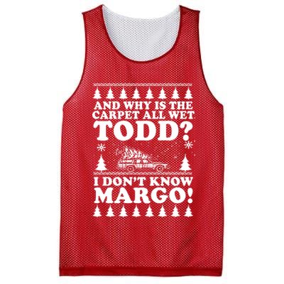 I Dont Know Margo Funny And Why Is The Carpet All Wet Todd Mesh Reversible Basketball Jersey Tank