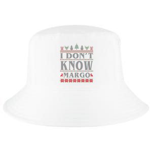 I Don't Know Margo Funny Ugly Christmas Cool Comfort Performance Bucket Hat