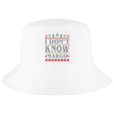I Don't Know Margo Funny Ugly Christmas Cool Comfort Performance Bucket Hat