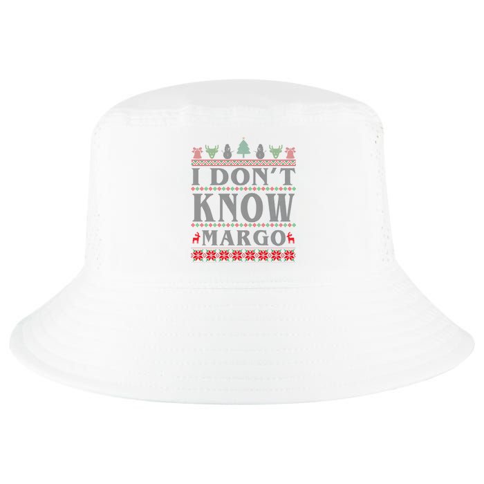 I Don't Know Margo Funny Ugly Christmas Cool Comfort Performance Bucket Hat
