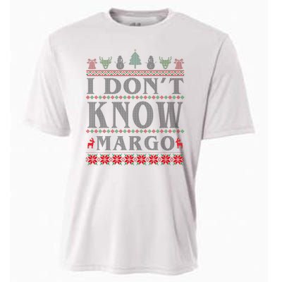 I Don't Know Margo Funny Ugly Christmas Cooling Performance Crew T-Shirt