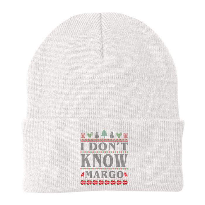 I Don't Know Margo Funny Ugly Christmas Knit Cap Winter Beanie