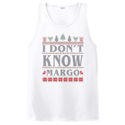 I Don't Know Margo Funny Ugly Christmas PosiCharge Competitor Tank