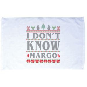 I Don't Know Margo Funny Ugly Christmas Microfiber Hand Towel