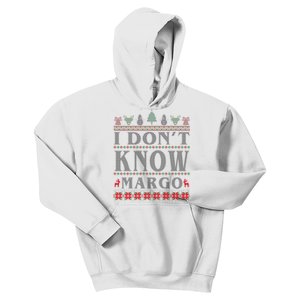 I Don't Know Margo Funny Ugly Christmas Kids Hoodie