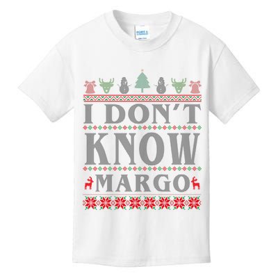 I Don't Know Margo Funny Ugly Christmas Kids T-Shirt