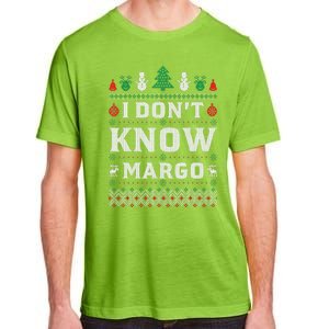 I Don'T Know Margo Funny Christmas Vacation Adult ChromaSoft Performance T-Shirt