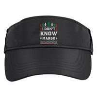 I Don'T Know Margo Funny Christmas Vacation Adult Drive Performance Visor