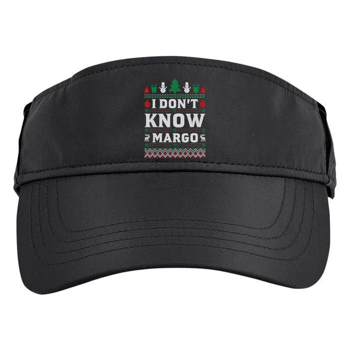 I Don'T Know Margo Funny Christmas Vacation Adult Drive Performance Visor