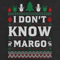 I Don'T Know Margo Funny Christmas Vacation Adult Drive Performance Visor