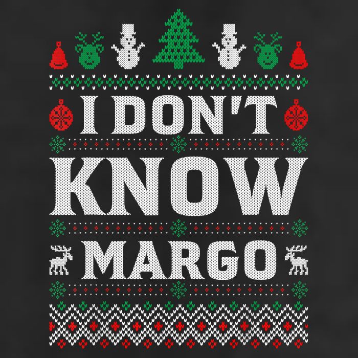 I Don'T Know Margo Funny Christmas Vacation Adult Drive Performance Visor