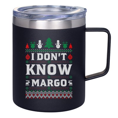 I Don'T Know Margo Funny Christmas Vacation 12oz Stainless Steel Coffee Mug