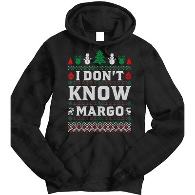 I Don'T Know Margo Funny Christmas Vacation Tie Dye Hoodie