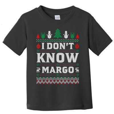 I Don'T Know Margo Funny Christmas Vacation Toddler T-Shirt