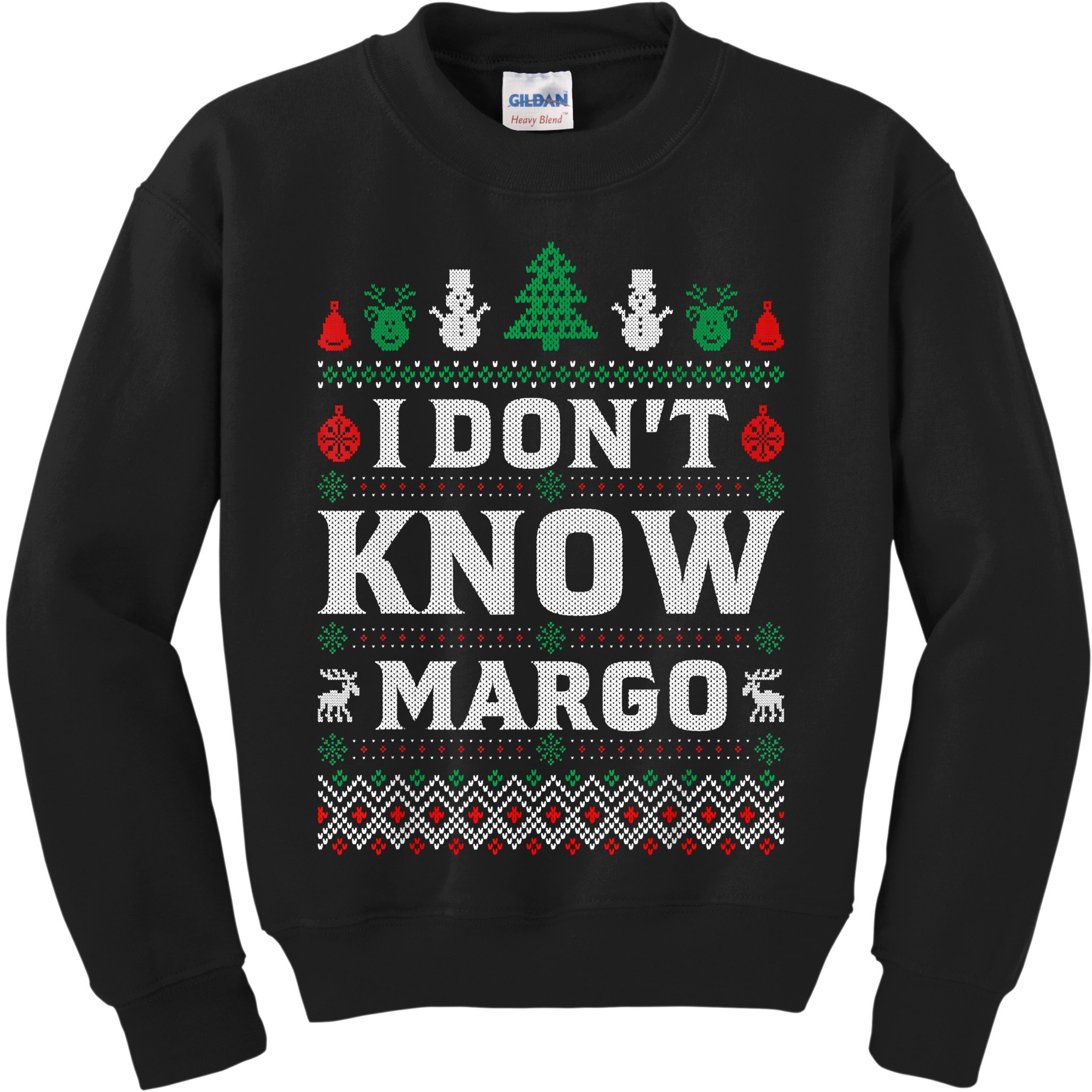 I Don'T Know Margo Funny Christmas Vacation Kids Sweatshirt
