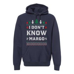 I Don'T Know Margo Funny Christmas Vacation Premium Hoodie