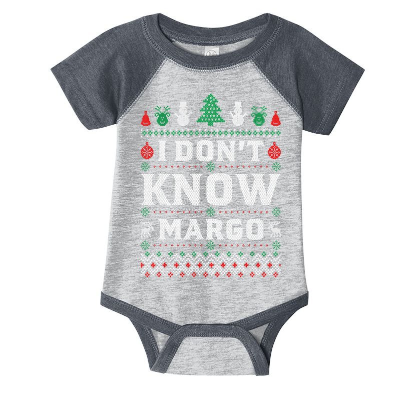 I Don'T Know Margo Funny Christmas Vacation Infant Baby Jersey Bodysuit