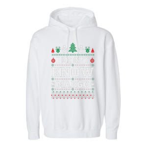 I Don'T Know Margo Funny Christmas Vacation Garment-Dyed Fleece Hoodie