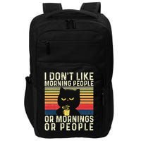 I Don't Like Morning People Introvert Introverted Antisocial Impact Tech Backpack