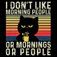 I Don't Like Morning People Introvert Introverted Antisocial Mousepad