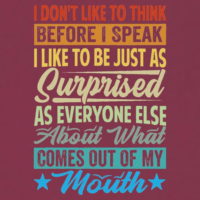 I DonT Like To Think Before I Speak 16oz Travel Tumbler