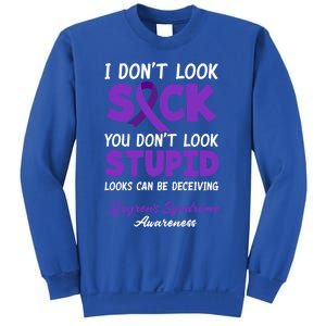 I Dont Look Sick You Dont Look Stupid Sjogrens Syndrome Cool Gift Sweatshirt