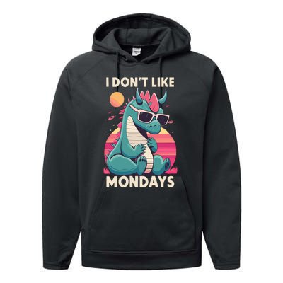 I Dont Like Mondays Blue Dragon Performance Fleece Hoodie