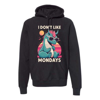 I Dont Like Mondays Blue Dragon Premium Hoodie