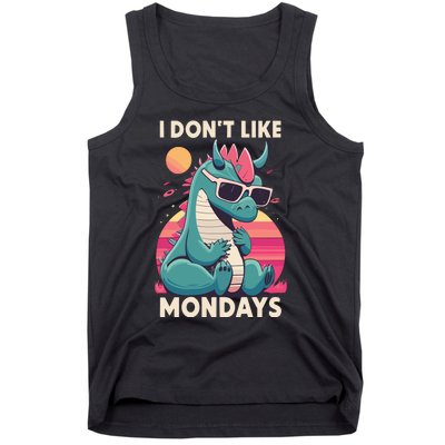 I Dont Like Mondays Blue Dragon Tank Top