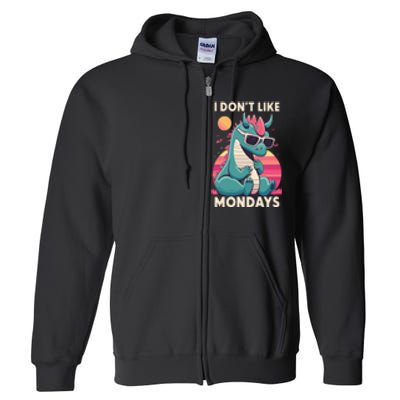 I Dont Like Mondays Blue Dragon Full Zip Hoodie