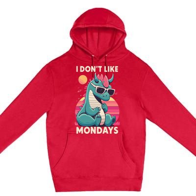 I Dont Like Mondays Blue Dragon Premium Pullover Hoodie