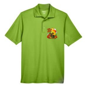 I DonT Like You Either Happy Halloween Anyway Funny Design Men's Origin Performance Pique Polo