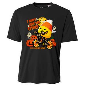 I DonT Like You Either Happy Halloween Anyway Funny Design Cooling Performance Crew T-Shirt