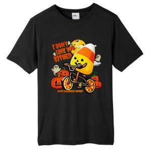 I DonT Like You Either Happy Halloween Anyway Funny Design Tall Fusion ChromaSoft Performance T-Shirt