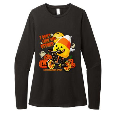 I DonT Like You Either Happy Halloween Anyway Funny Design Womens CVC Long Sleeve Shirt