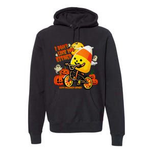 I DonT Like You Either Happy Halloween Anyway Funny Design Premium Hoodie