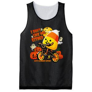 I DonT Like You Either Happy Halloween Anyway Funny Design Mesh Reversible Basketball Jersey Tank