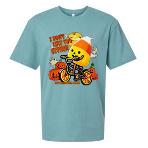 I DonT Like You Either Happy Halloween Anyway Funny Design Sueded Cloud Jersey T-Shirt