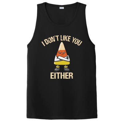 I Dont Like You Either Candy Corn PosiCharge Competitor Tank