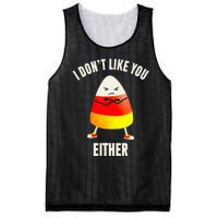 I Dont Like You Either Candy Corn Mesh Reversible Basketball Jersey Tank