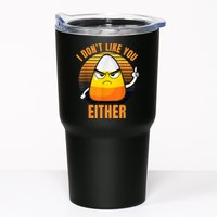 I Don't Like You Either Funny Candy Corn Halloween Tumbler