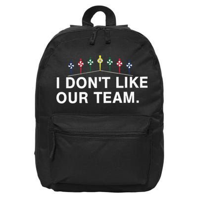 I Don’T Like Our Team 16 in Basic Backpack